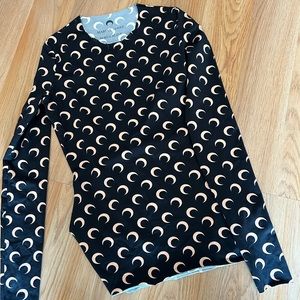 Marine Serre black long sleeve shirt.